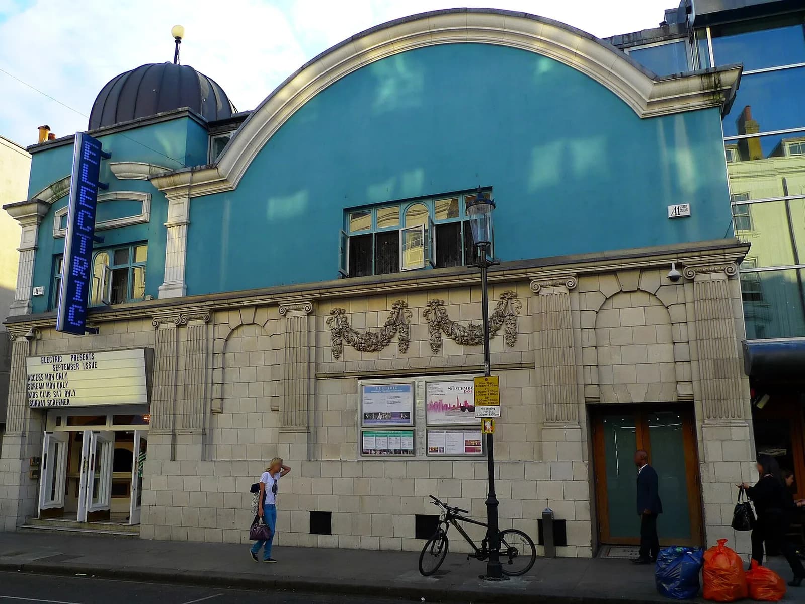 La façade de l'Electric Cinema sur Portobello Road