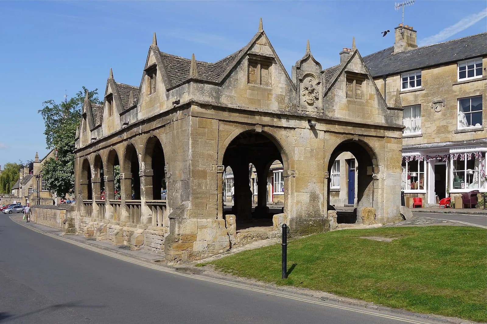 La halle de marché en pierre dorée de Chipping Campden