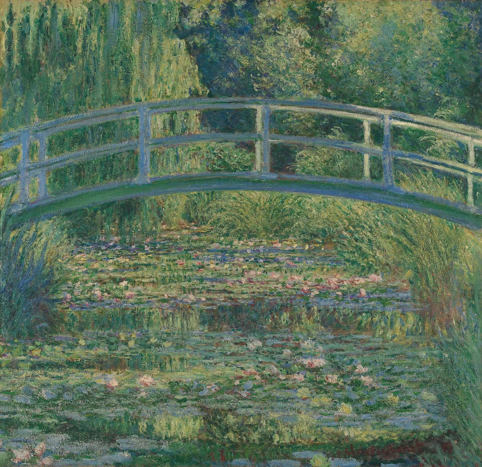 Le Bassin aux nymphéas de Monet, 1899, National Gallery de Londres
