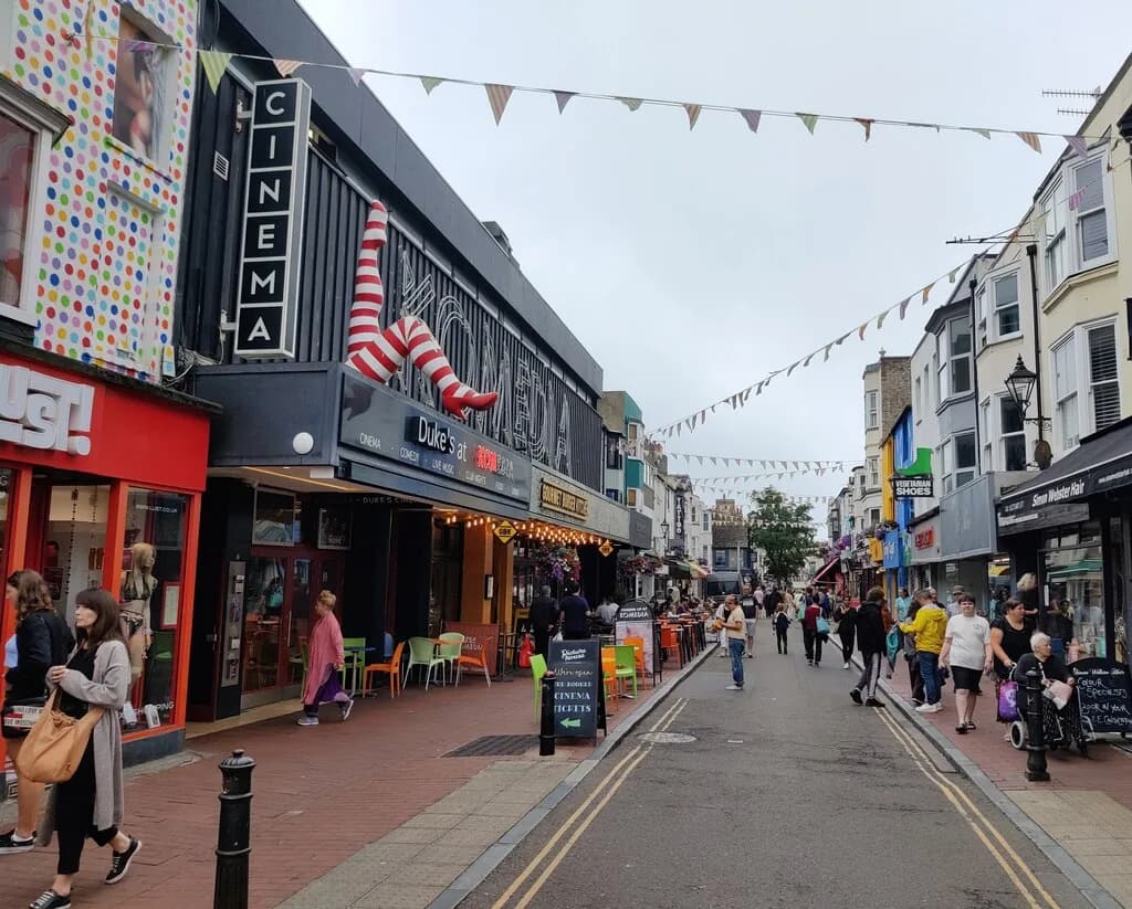 Gardner Street, rue commerçante du quartier de North Laine à Brighton