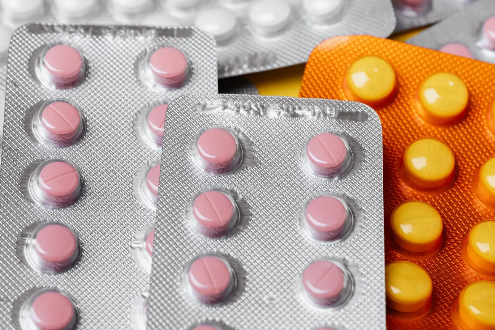 Plaquettes de médicaments délivrés sur ordonnance