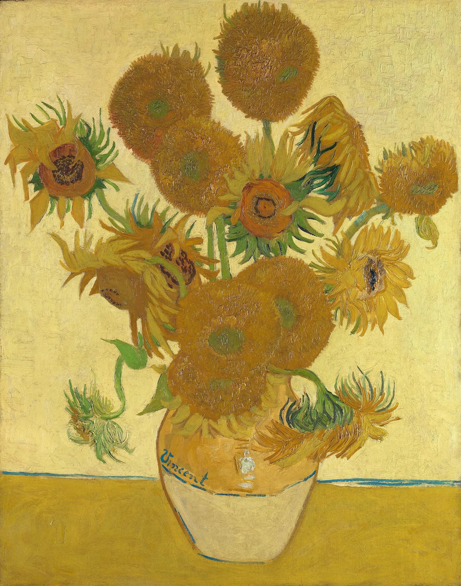 Les Tournesols de Van Gogh, 1888, National Gallery de Londres