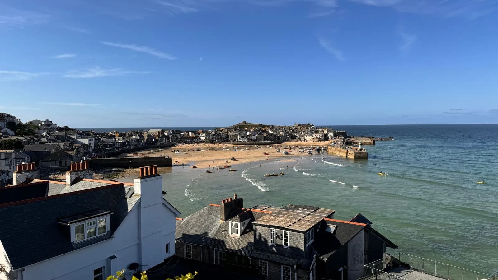 St Ives et plage en Cornwall Angleterre