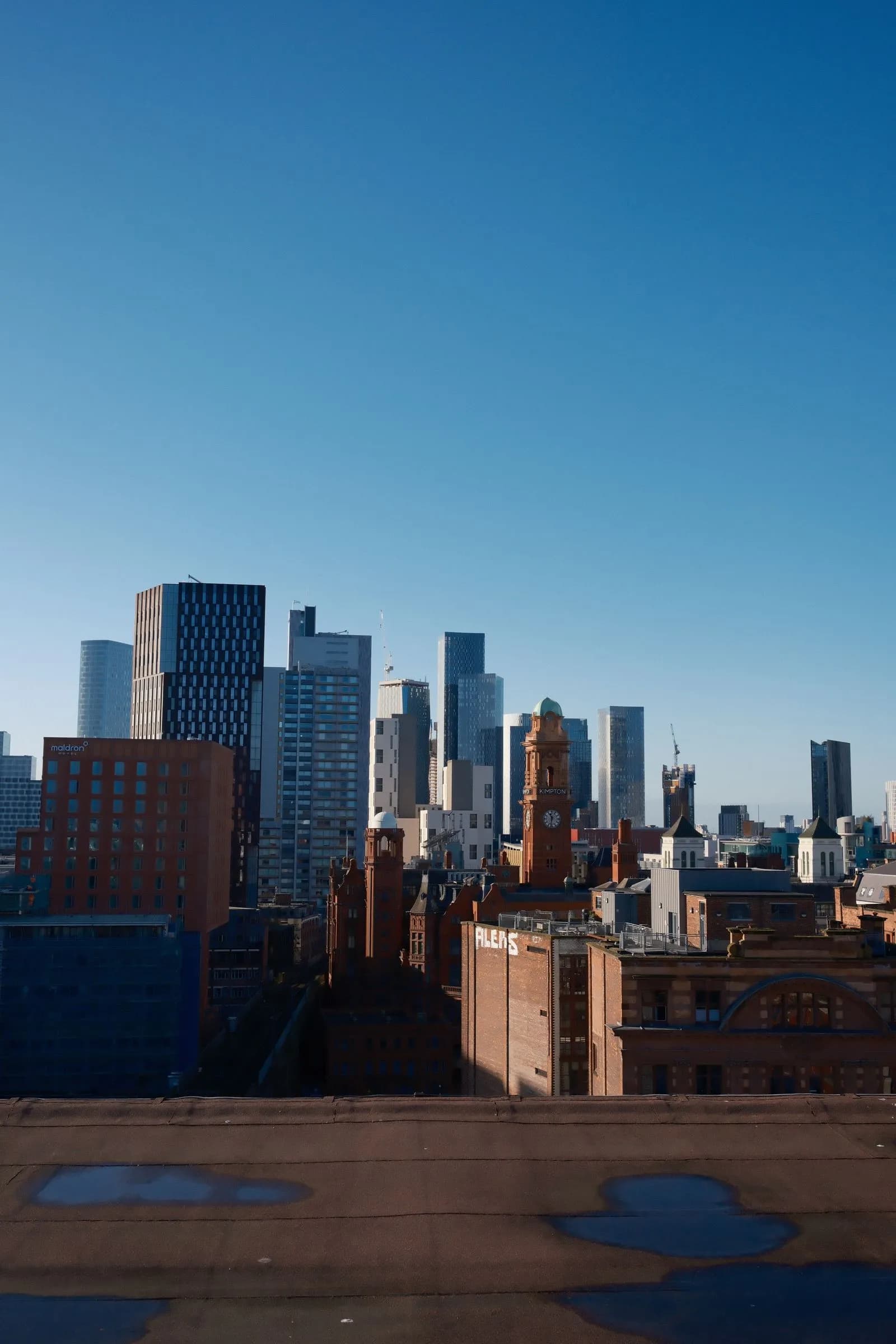 Skyline urbaine du nord de l'Angleterre Newcastle