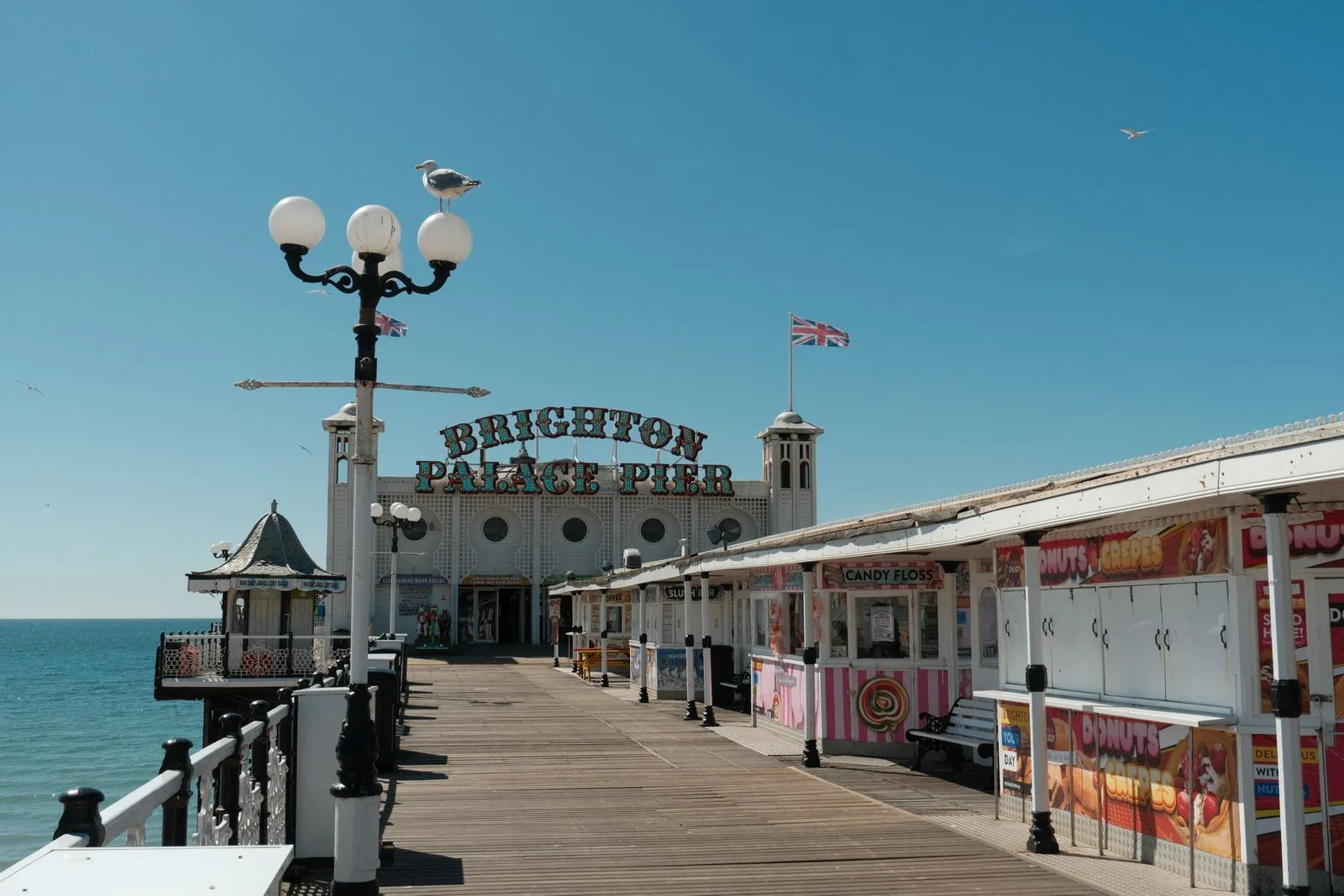 Brighton Palace Pier sur la cote sud anglaise